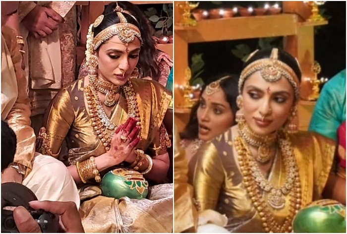 New bride Sobhita Dhulipala